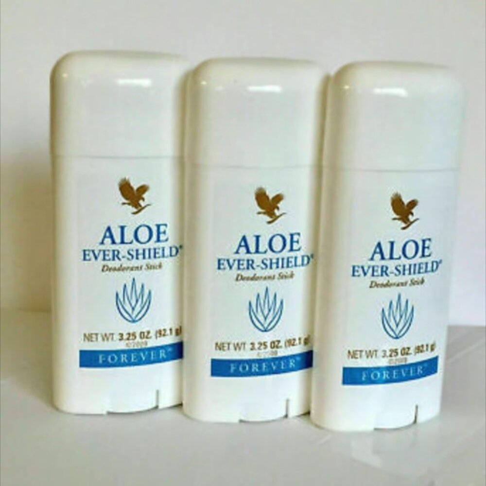 Forever Aloe Ever-Shield Deodorant Antiperspirant Stick - 3 Pack